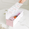 Customized Printed Logo Paper Magnetic Folding Wine Glass Gift Packaging Box with Foam Insert 