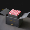 Creative High-end Space Lifting Double Door Paper Eternal Flower Jewelry Lipstick Gift Packaging Box with Drawer