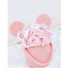 High Grade Creative Mickey Mouse Round Velvet Portable Flower Bouquet Gift Packaging Box with Handle