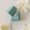 Custom Logo Luxury Wedding Vintage Velvet Ring Box Pink Oval Hexagon Square Velvet Jewelry Box Packaging Velvet Jewelry Box