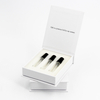 Custom Black Hot Stamping Logo Paper 1ml Perfume Oil Sample Set Packaging Gift Box with Eva And Magnetic Hard Cardboard Box