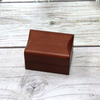 Custom Logo Small Foldable Lid Magnetic Closure Jewelry Walnut Wood Ring Pendant And Earring Combination Packaging Box