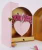 New Valentine's Day Surprise Metal Buckle Double Open Preserved Rose Flower Chocolate Gift Packaging Box