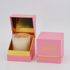 Wholesale Custom Printed Square Cardboard Paper Coffee Mug Scented Candle Gift Packaging Box With Gold Logo
