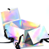 New Style Paper Foldable Drawer Style Folding Clothing Wig Cosmetic Gift Packaging Box with Satin Insert