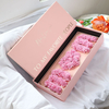 Custom Rectangular Creative Mother's Day I Love Mom Paper Flower Arrangement Packaging Box with Insert Wholesale