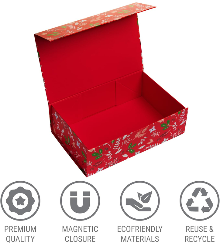 25*33cm Christmas Holiday Folding Paper Poly Mailers Designer Self Seal Shipping Mailing Box Courier Bag for Clothes