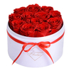 Custom Gift Floral Flower Bouquets Luxury Paperboard Packaging Round Boxes For Roses