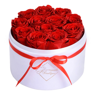 Custom Gift Floral Flower Bouquets Luxury Paperboard Packaging Round Boxes For Roses
