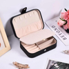 New Design Stock Portable Superior Quality Luxury Organizer Jewelry Leather Jewelry Travel Case Jewelry Box