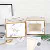 Custom Marble Pattern Portable Cake Box Thicken And Height Double Layer Melaleuca Mousse Cake Gift Packaging Box