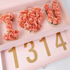 Luxury Two Layer I Love You Square Shaped Valentine's Day Flower Paper Boxes With Lid
