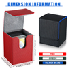 Custom Logo PU Leather Tcg Deck Box Game Deck Case Custom Pu Deck Box Trading Card Case