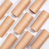 Kraft Paperboard Tubes Round Kraft Paper Pencil Containers Tea Box