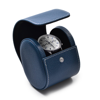 Luxury Leather Travel Portable Jewelry Watch Storage Roll Organizer Case Single Watch Box for Men And Women
