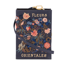 Hand Embroidered Box Silk Thread Leather Purse Handbag Women Tote Shoulder Bag Luxury Pouch Embroidered Crossbody Bag