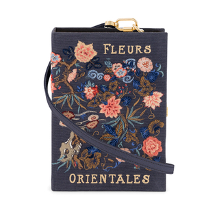 Hand Embroidered Box Silk Thread Leather Purse Handbag Women Tote Shoulder Bag Luxury Pouch Embroidered Crossbody Bag