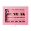 Minimalist Velvet Jewelry Boxes Dustproof Makeup Organizer with Handle And Lid Jewelry Storage Box Display Earring Jewelry Boxes