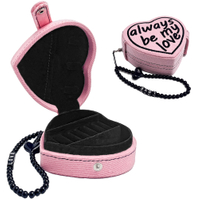 Heart Cake Mini Jewelry Box Vintage Denim Portable Ring Jewelry Store Travel Gifts Unique Gifts for Friends And Loved Ones