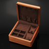 Custom Watch Strap Packaging Box Luxury Wooden Box Jewellery Ear Ring Package Storage Case Watch Box