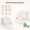 Portable Multifunction PU Leather Shell Shapes Travel Jewelry Organizer Box Ring Earring Necklace Bracelet Jewelry Storage Box