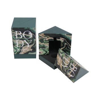 New Arrival Double Open Paper Cardboard 30 Ml Perfume Bottle Packaging Box with Foam Insert Luxury Cosmetic Perfume Bottle Box
