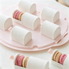 Wholesale Fabric Dessert Paper Box Macaron Cookie Packaging Box