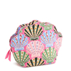 travel Shell Shaped Quilted Cosmetic Bag 