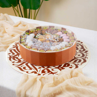 Round Ramadan Chocolate Acrylic Gift Boxes