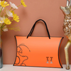 High-End Silk Scarf Handbag Simple Fashion Pillow Shape Paper Bag For Towel Silk