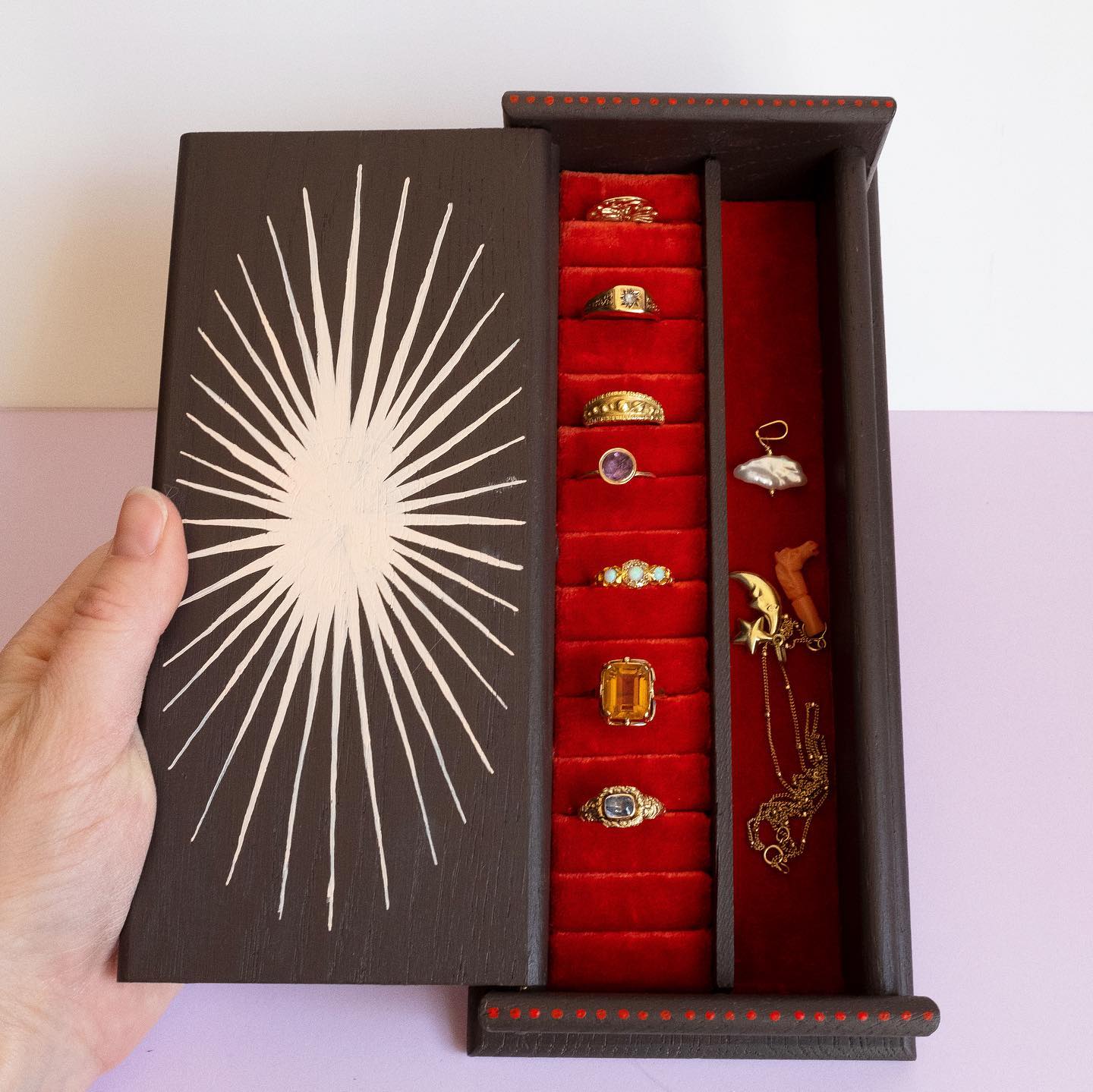 coffin jewelry box 