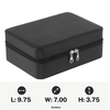 Large Capacity Leather Watch Sunglasses Storage Case Earring Ring Necklace Jewelry Organizer Box for Travel