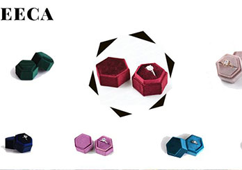 Luxury velvet ring packaging box in EECA
