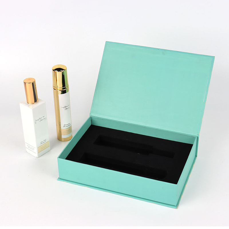 Luxury Custom Rigid Cosmetic Packaging Gift Box Cosmetic Custom Logo Magnetic Gift Set Aromatherapy Body Lotion Gelittering Box