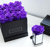 Custom Gold Logo Flower Gift Box with Drawer Flower Packaging Box for Valentine's Day Mother's Day Flower Arrangements