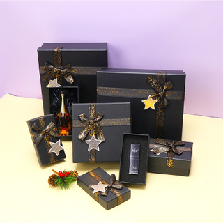 Wholesale Custom Logo Simple Black Square Paper Lipstick Cosmetics Perfume Gift Box with Foam Insert