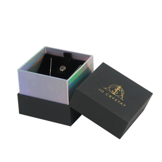 Custom Logo Square Paper Cardboard Necklace Bracelet Jewelry Gift Packaging Box for Valentine‘s Day