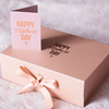 Custom Flat Rigid Cardboard Paper Foldable Gift Box Withe Magnetic Closure For Makeup Brush Packaging box