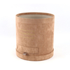 New Arrival Velvet Two Layer Round Cylinder Flower Chocolate Macaron Paper Packaging Box with Drawer for Valentines Day