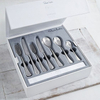 Custom Design Logo Sets for Wedding Stainless Steel Cutlery Flatware Sets Flatware Gift Set Box