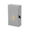 Luxury Custom Gold Logo Paper Cardboard Grey Perfume Bottle Cosmetic Gift Packaging Box with Foam Insert