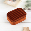 Small Necklace Ring Jewelry Storage Organizer Mini Jewelry Case Velvet Double Layer Travel Jewelry Organizer Box for Women Gift