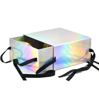 Luxury Paper Foldable Drawer Style Hair Boxes Weave Wig Packaging Box with Custom Logo Wig Hair Extension Packaging Box