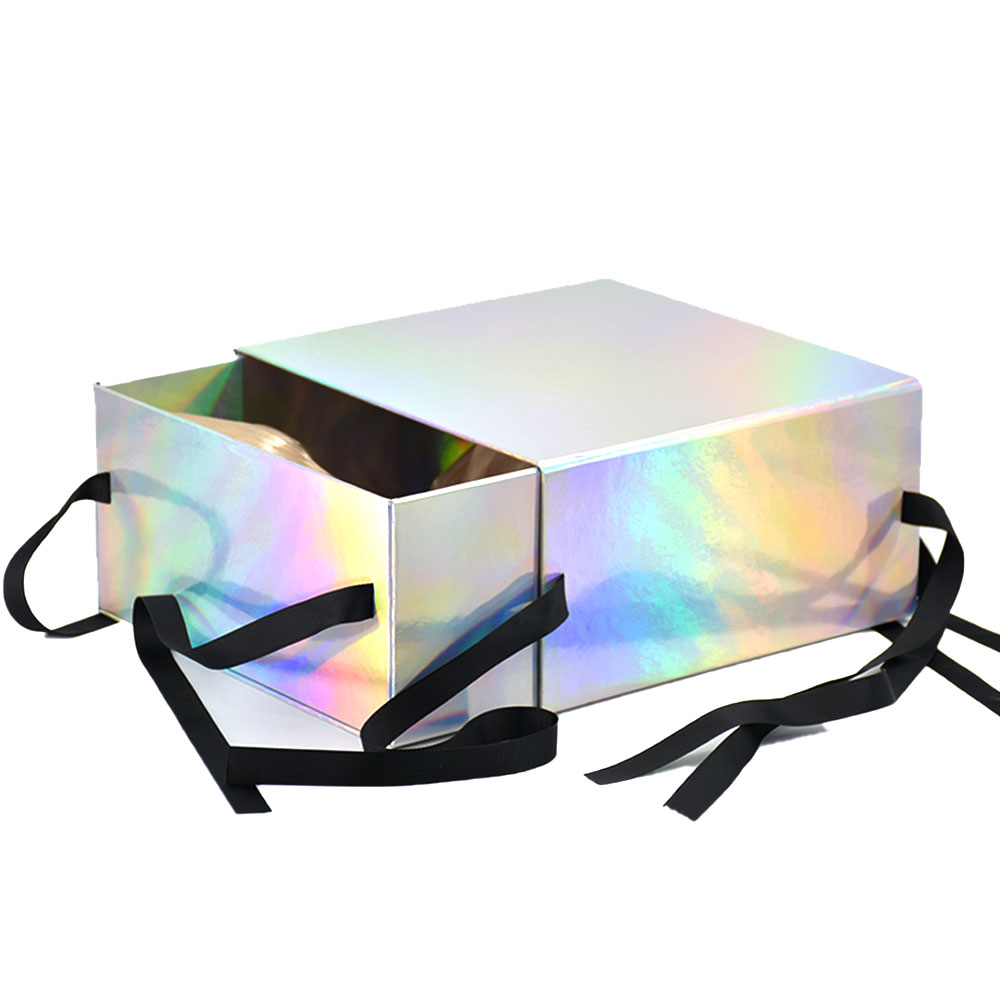 Luxury Paper Foldable Drawer Style Hair Boxes Weave Wig Packaging Box with Custom Logo Wig Hair Extension Packaging Box