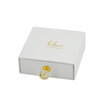 Custom Small Paper Cardboard Sliding Drawer Style Ring Necklace Earring Bracelet Jewelry Gift Packaging Box with Diamond Handle
