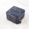 New Arrival PU Leather Portable Travel Mini Jewelry Box Leather Ring Earring Necklace Organizer Storage Gift Box Girls Women
