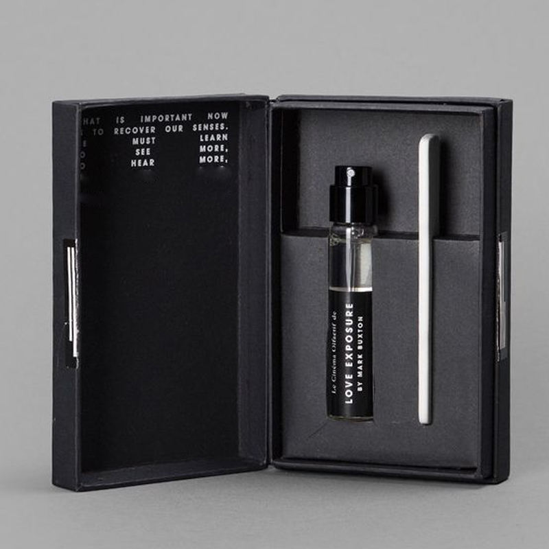 For Cosmetic Perfume Bottles Velvet Bag Package Paper Tube Box Perfume Drawer Packaging Box with Silk Velvet Perfume Box