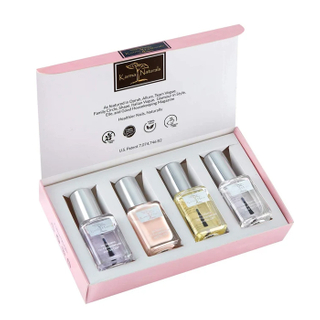 Eco Friendly Custom Printing Empty Gel Nail Care Bottle Packaging Paper Box Luxury Nail Polish Oil Packaging Magnetic Gift Box