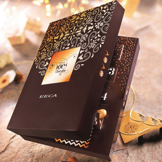 Book Shaped Chocolate Box Christmas Advent Calendar Gift Box Packaging Candy Valentine Paper Food Fruity Advent Calendar Box