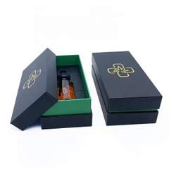 Soy Ink Handmade Essential Oil Box Simple Custom Design Rigid Cardboard Custom Lid And Base Box For Skincare